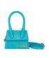 Le Chiquito Mini, &pound;275, Handbags, Blue, Leather, Front view
